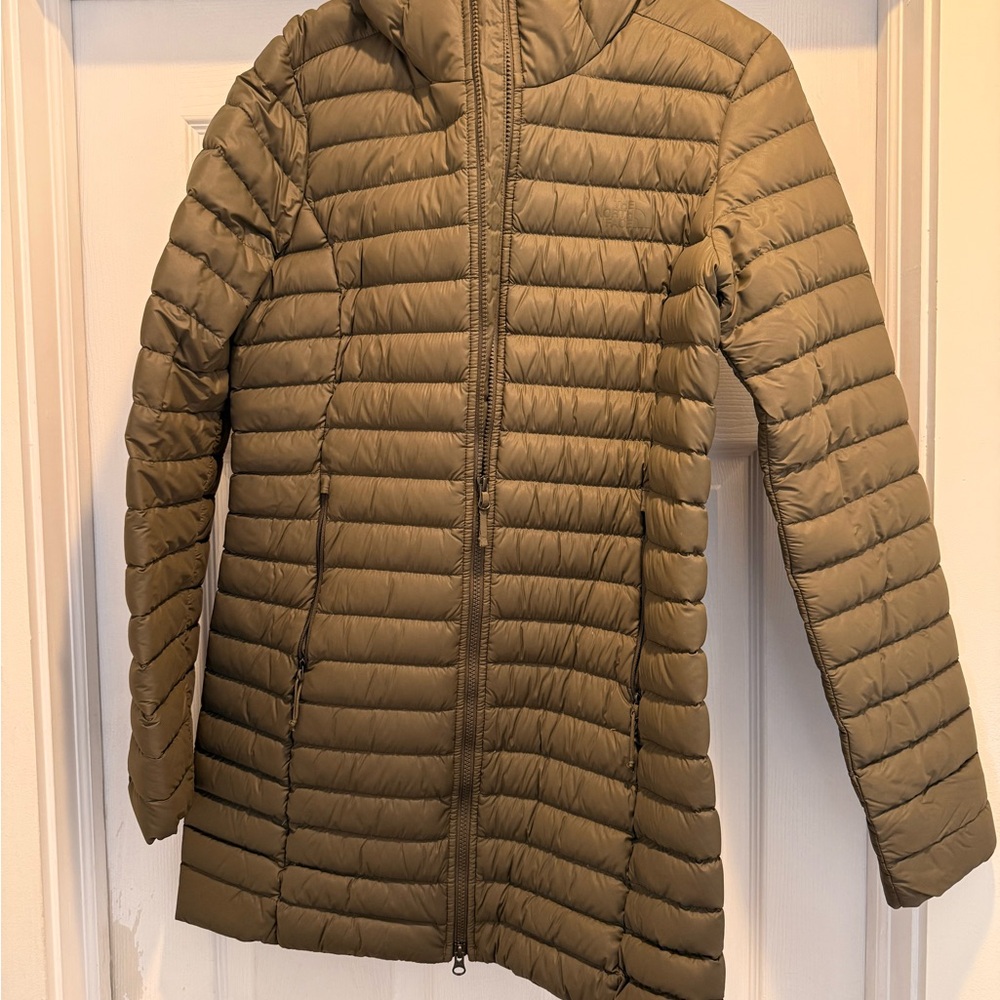 The North Face Women's Olive Green Puffer Coat